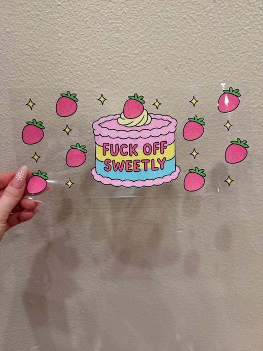 Fuck off sweetly strawberry cake