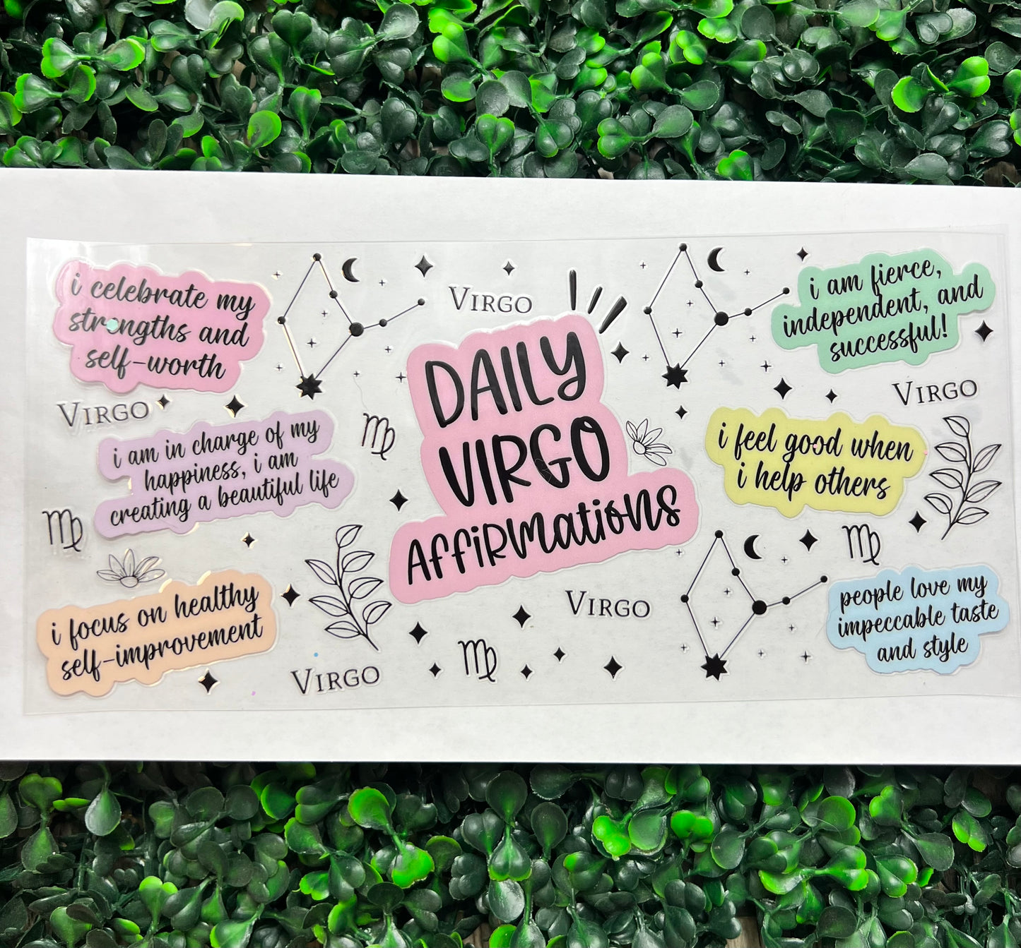 Virgo affirmation wrap