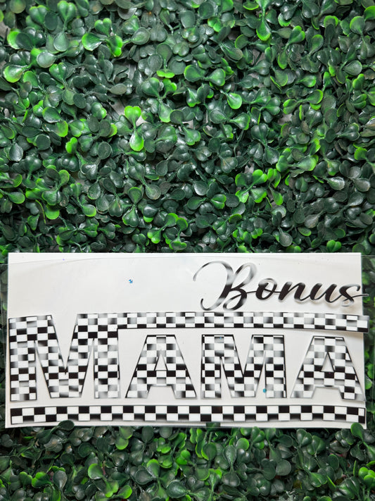 Bonus mama checkered wrap