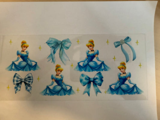 Cinderell blue bow princess