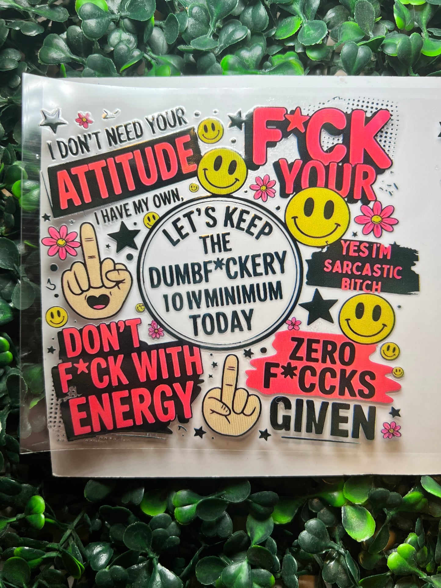 Let’s keep the dumbfuckery 10W minimum today