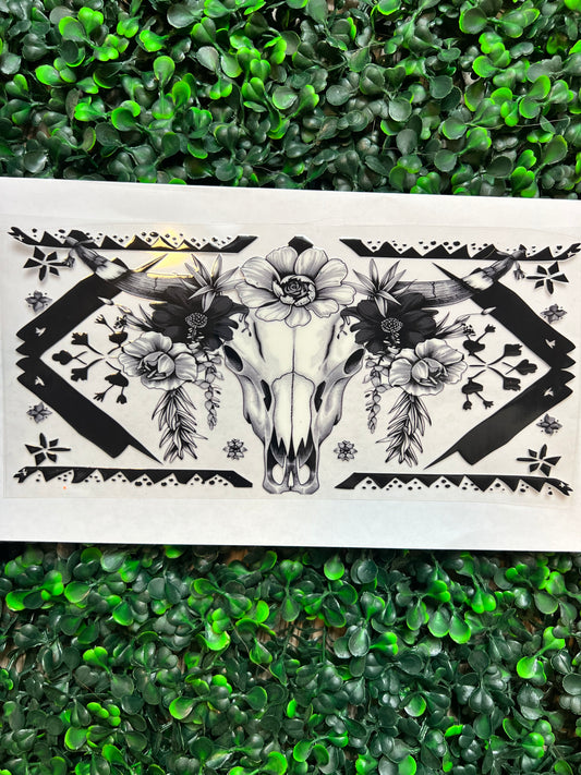 Boho Bull skull wrap