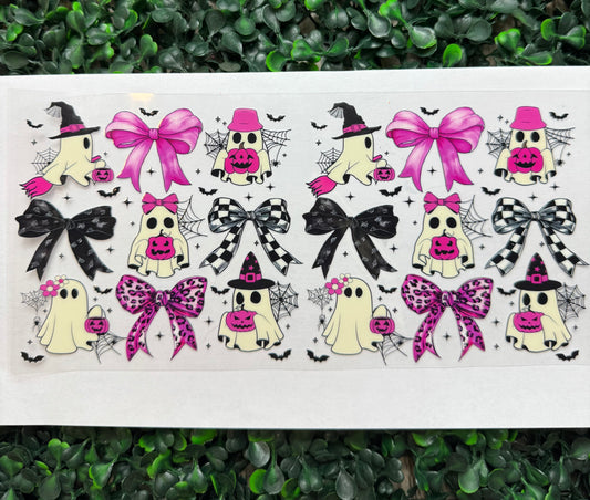 Cutesy ghosts bows coquette wrap