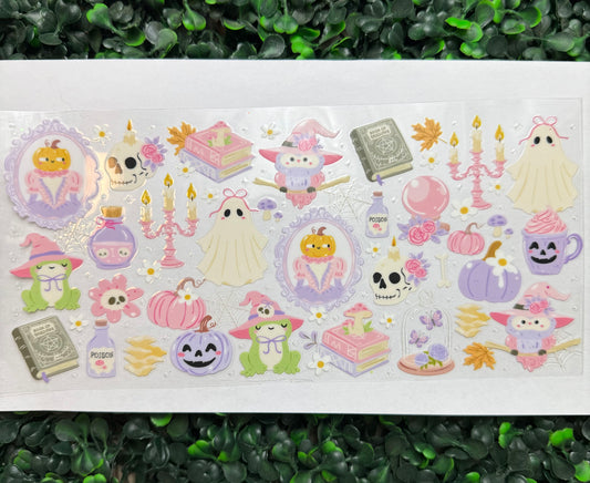 Cutesy halloween ghosts wrap