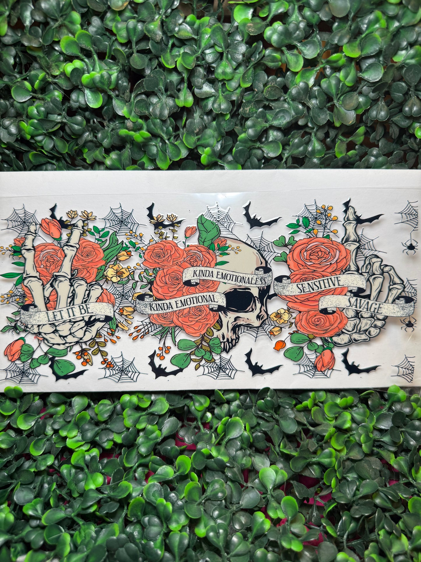 Kinda emotional kinda emotionless skeleton Decal