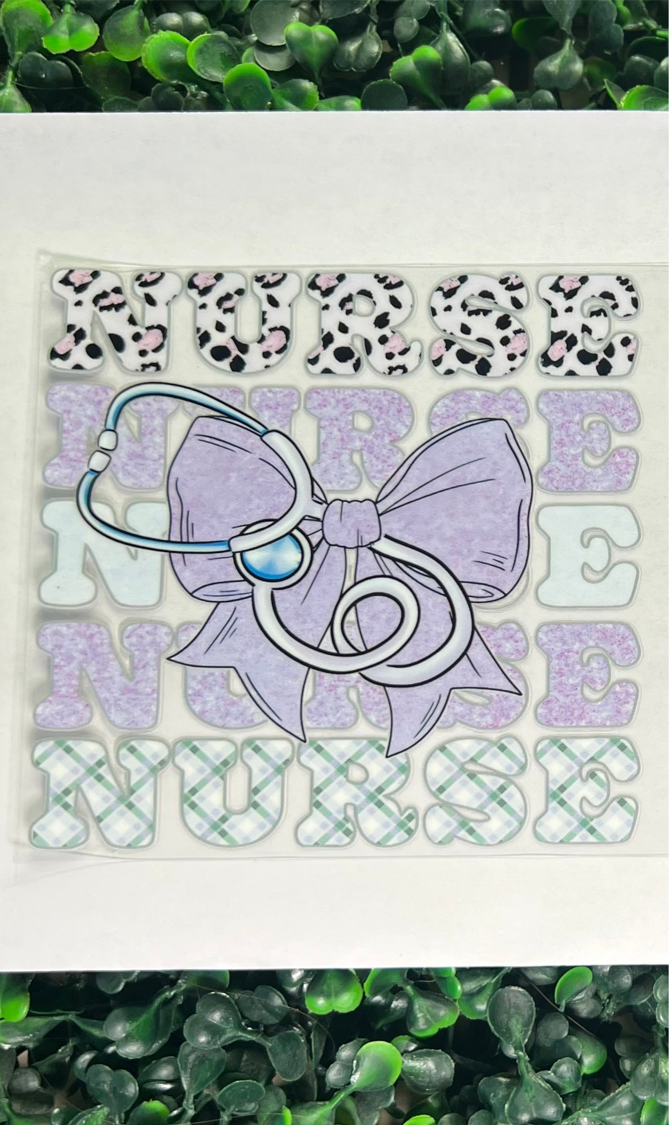 Nurse purple decal