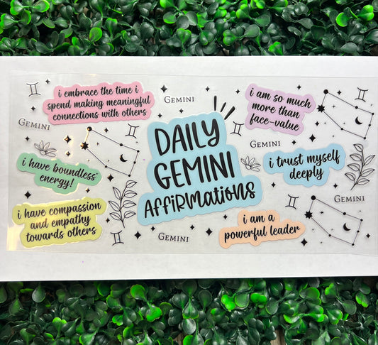 Gemini affirmation wrap