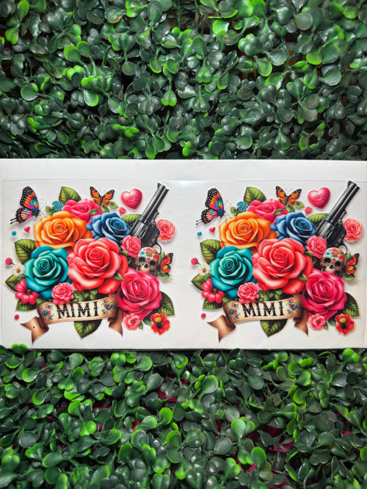 Mimi Flowers Decal