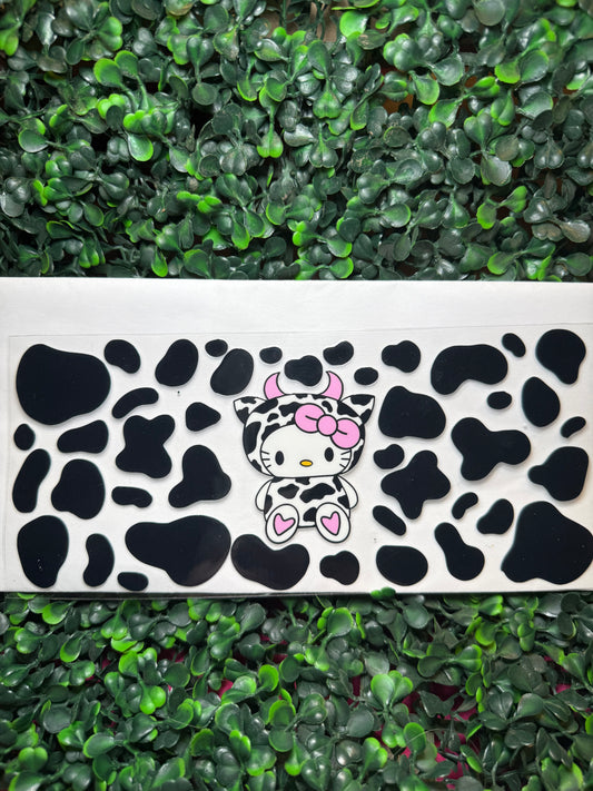 Hello Kitty cow print Decal