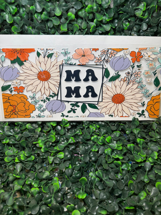 Mama Flowers Decal