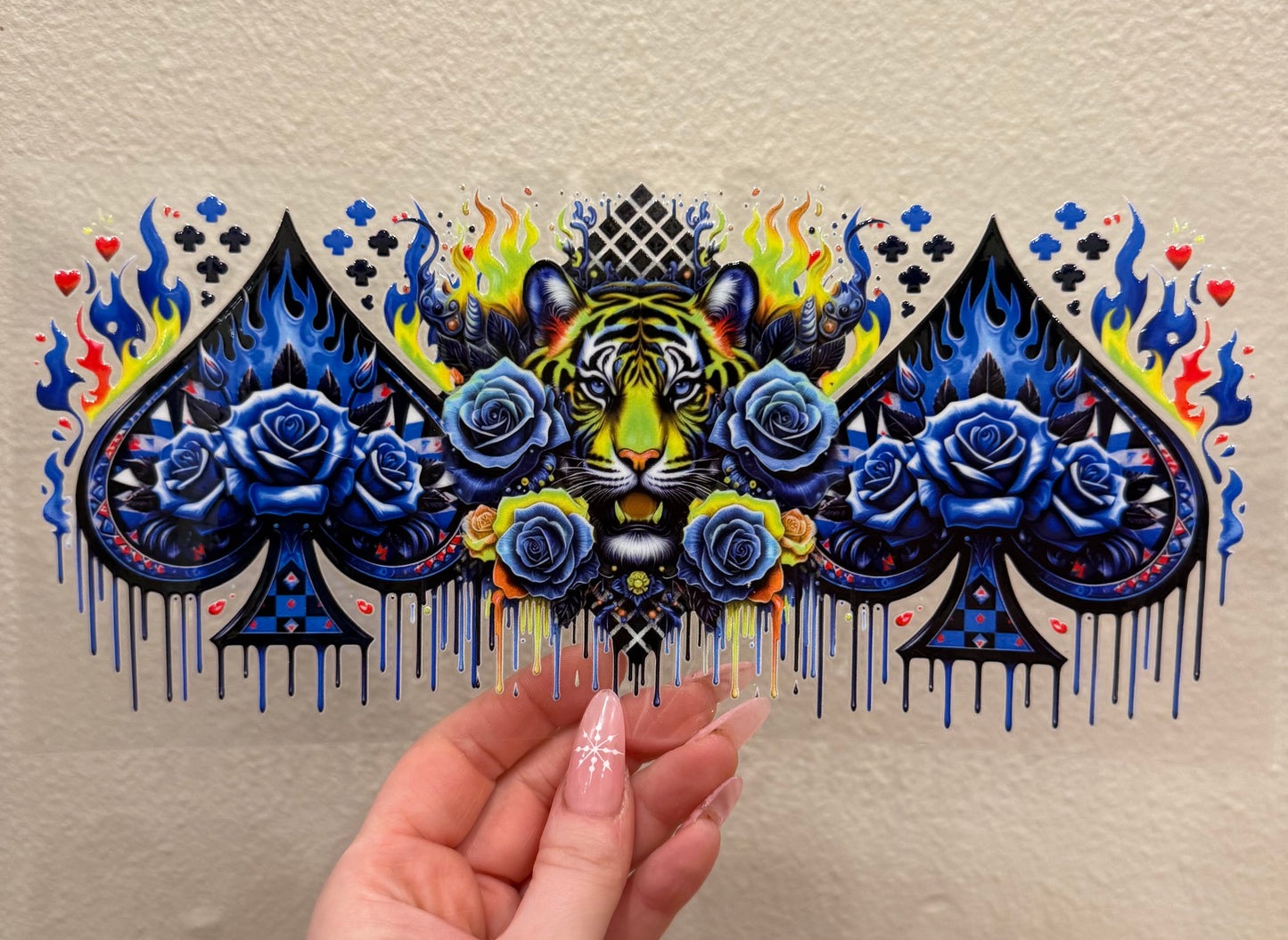 Western tiger roses spades