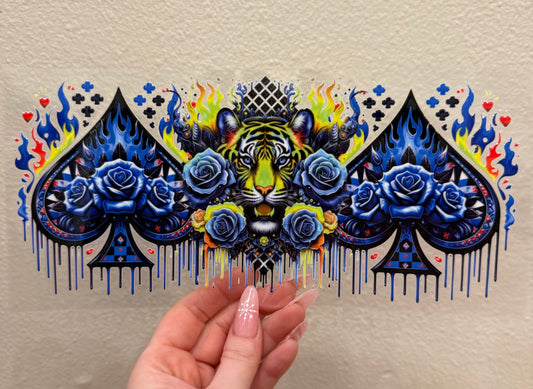 Western tiger roses spades