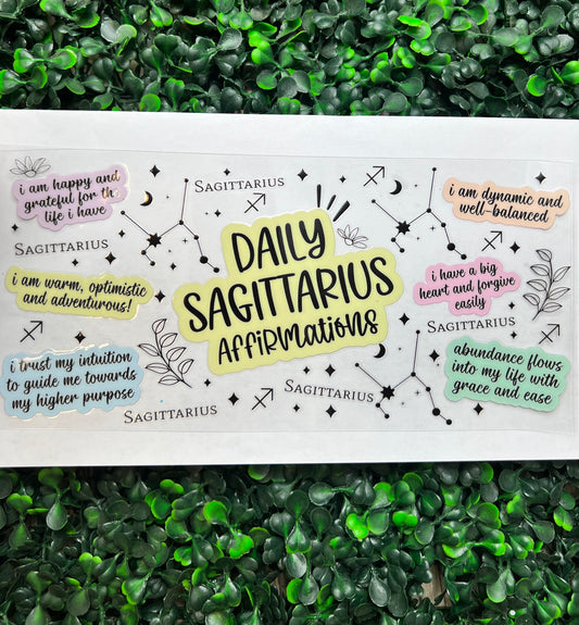 Sagittarius affirmation wrap