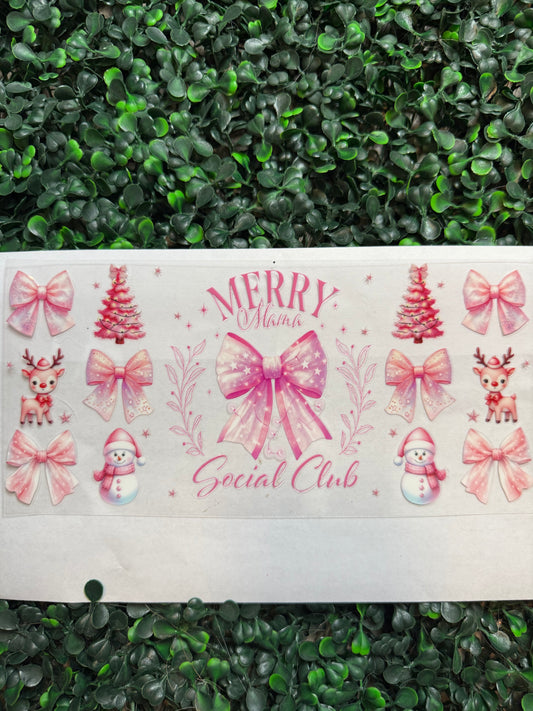 Merry mama social club pink