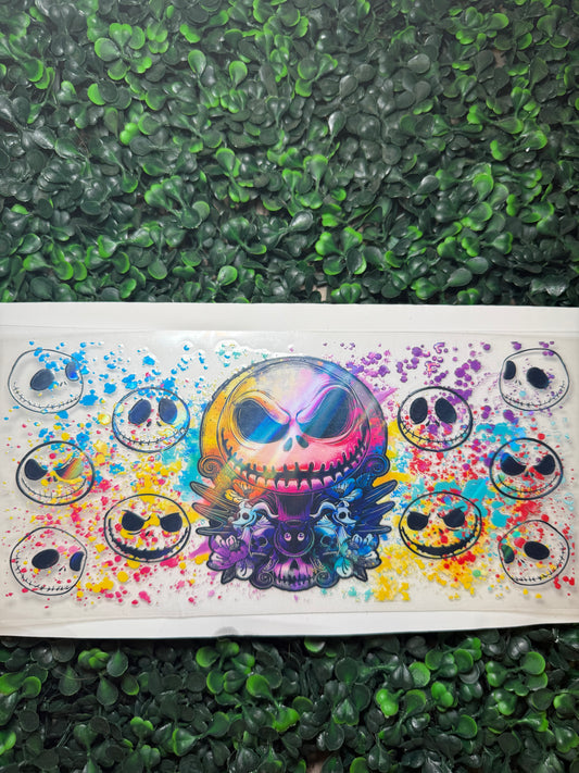 HOLOGRAPHIC Nightmare Jack halloween wrap