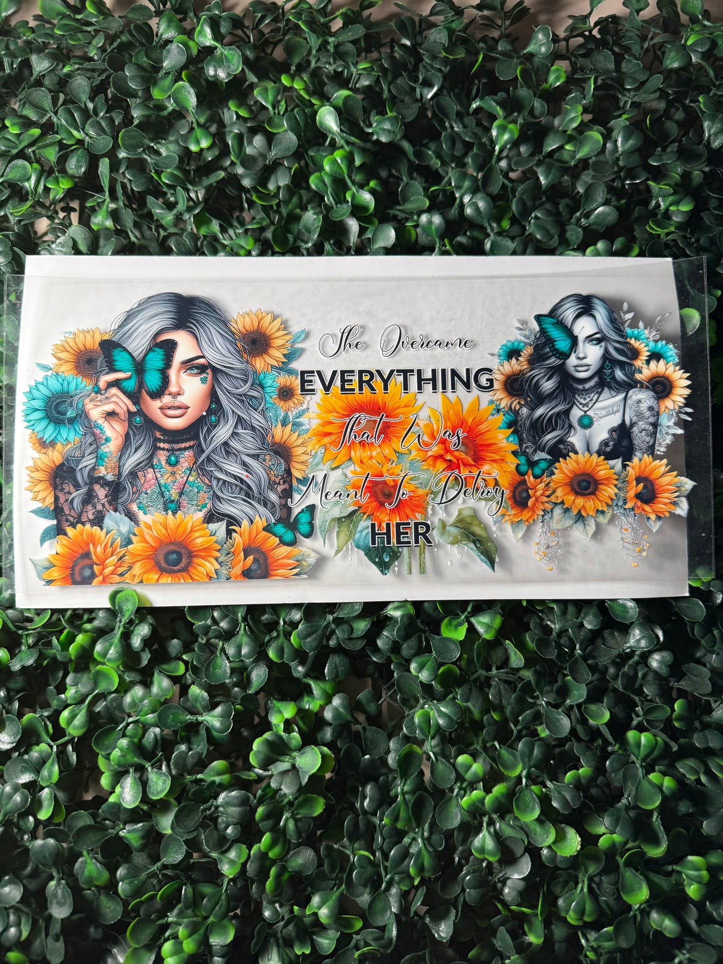 She overcame everything that was meant to destroy her