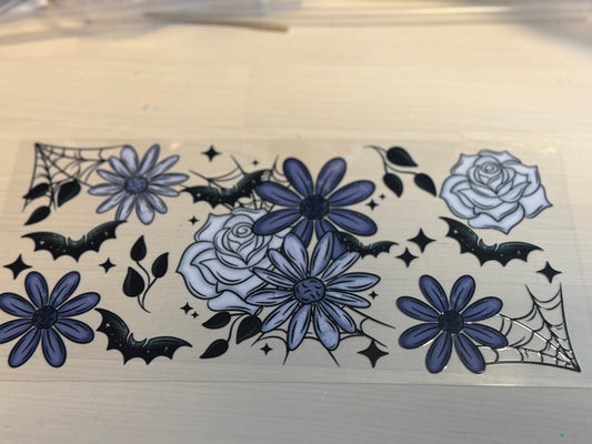 Flower bat purple wrap