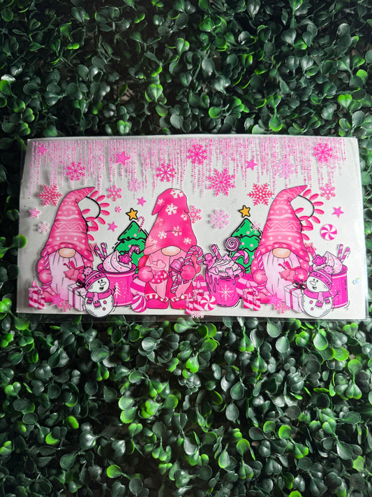 Pink Christmas gnomes
