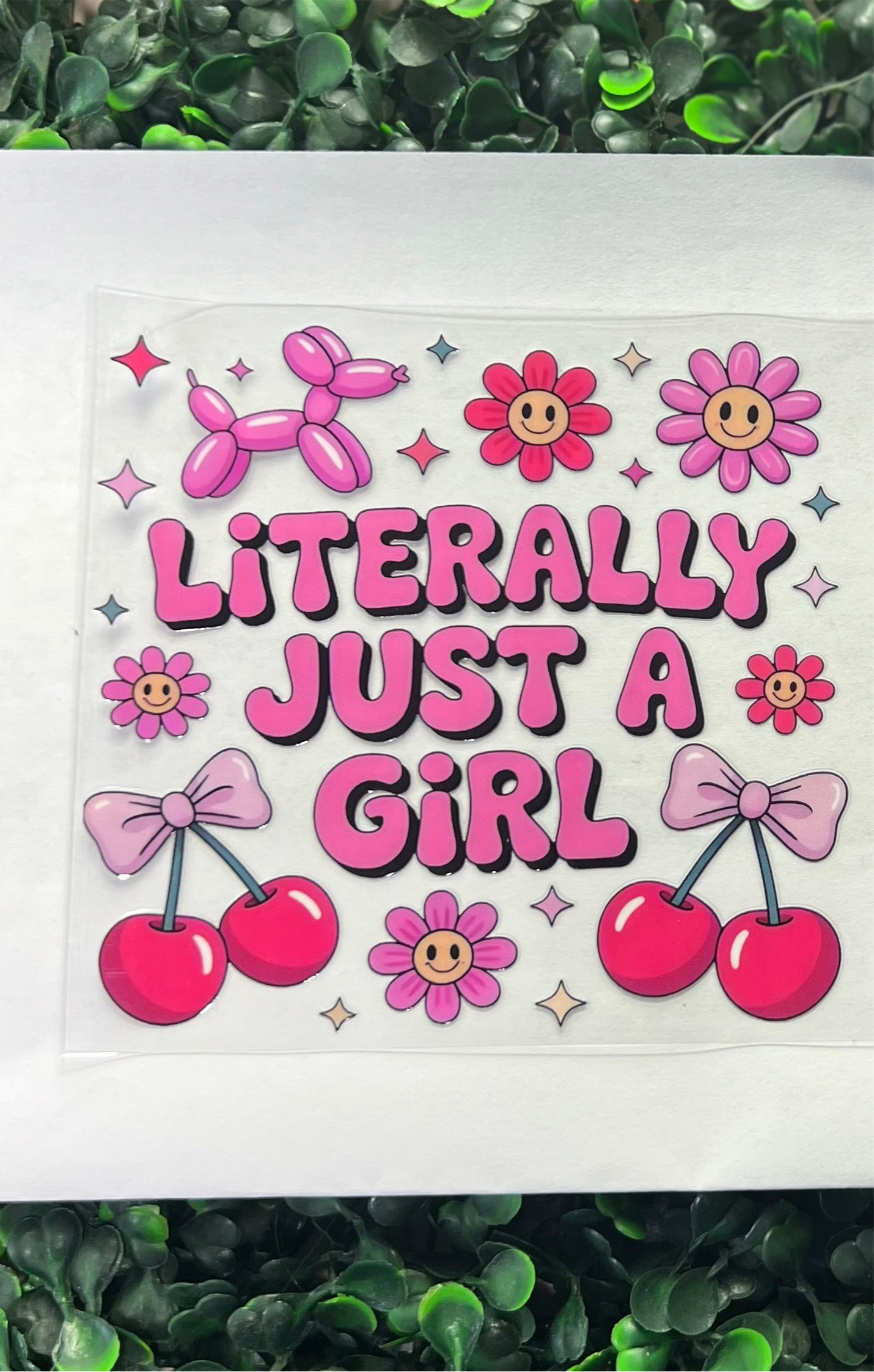 I’m literally just a girl decal