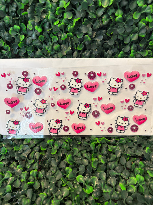 Hello Kitty Hearts Decal