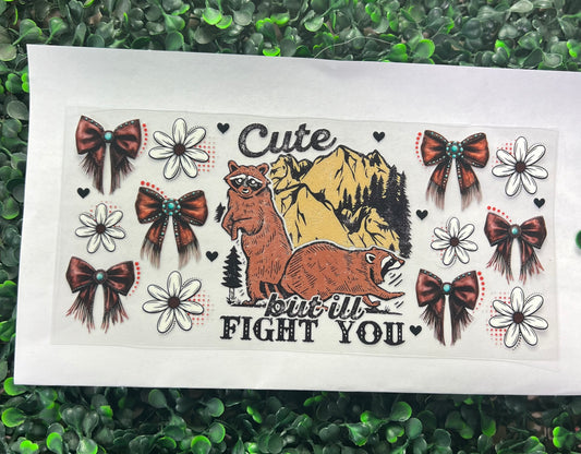 We feral cute, but I’ll fight you