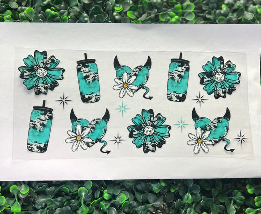 Western turquoise drinks