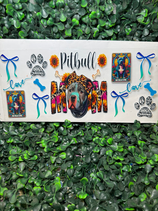 Dog Pitbull mama Decal