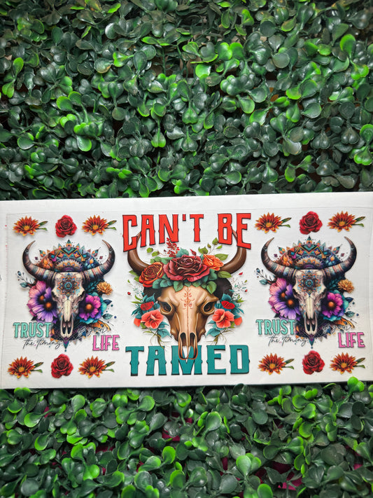 Can’t Be Tamed Western Decal