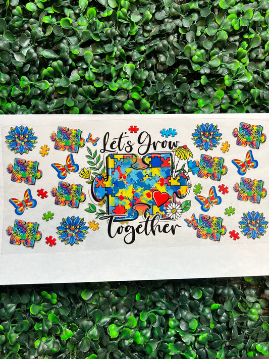 Lets grow together autism wrap