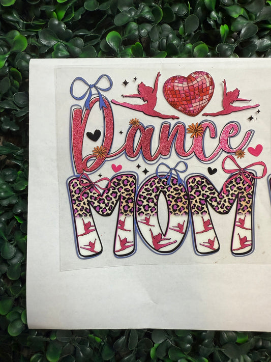 Cheetah dance mom decal