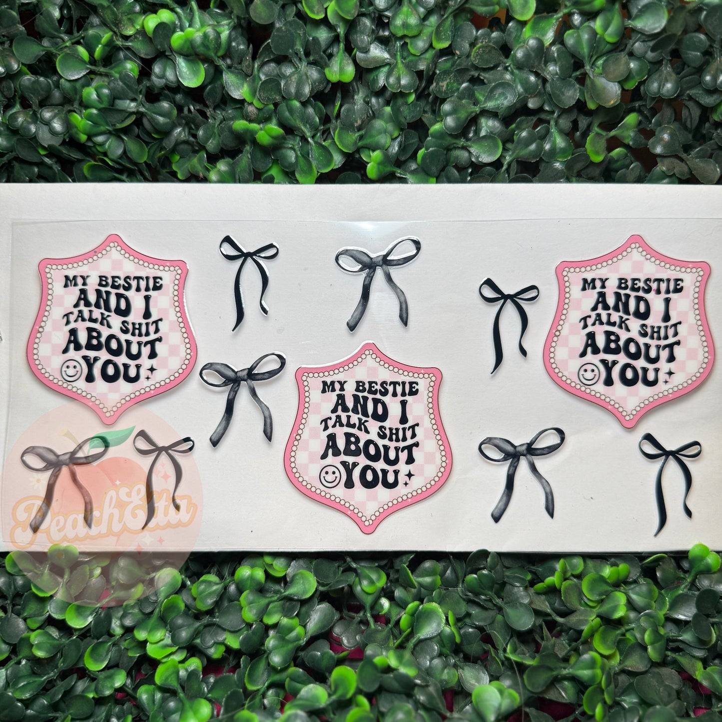 My Bestie and I talk Shit About You Decal