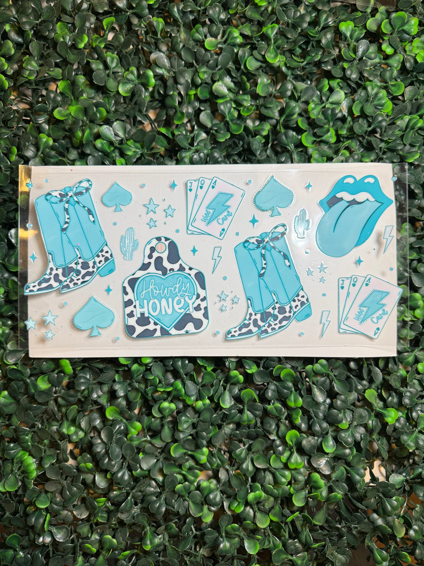 Howdy honey blue boots