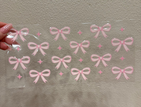 Pink bows pink diamonds