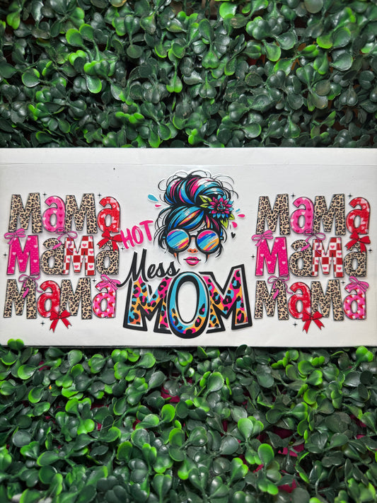 Hot Mess Mom Decal