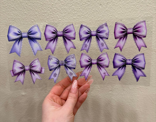 Purple bows 4