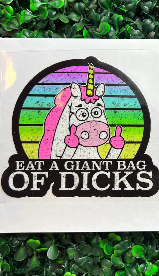 Eat bag of dick Decal