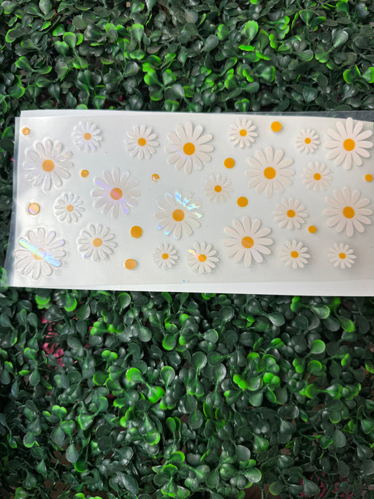 HOLOGRAPHIC Daisies flowers