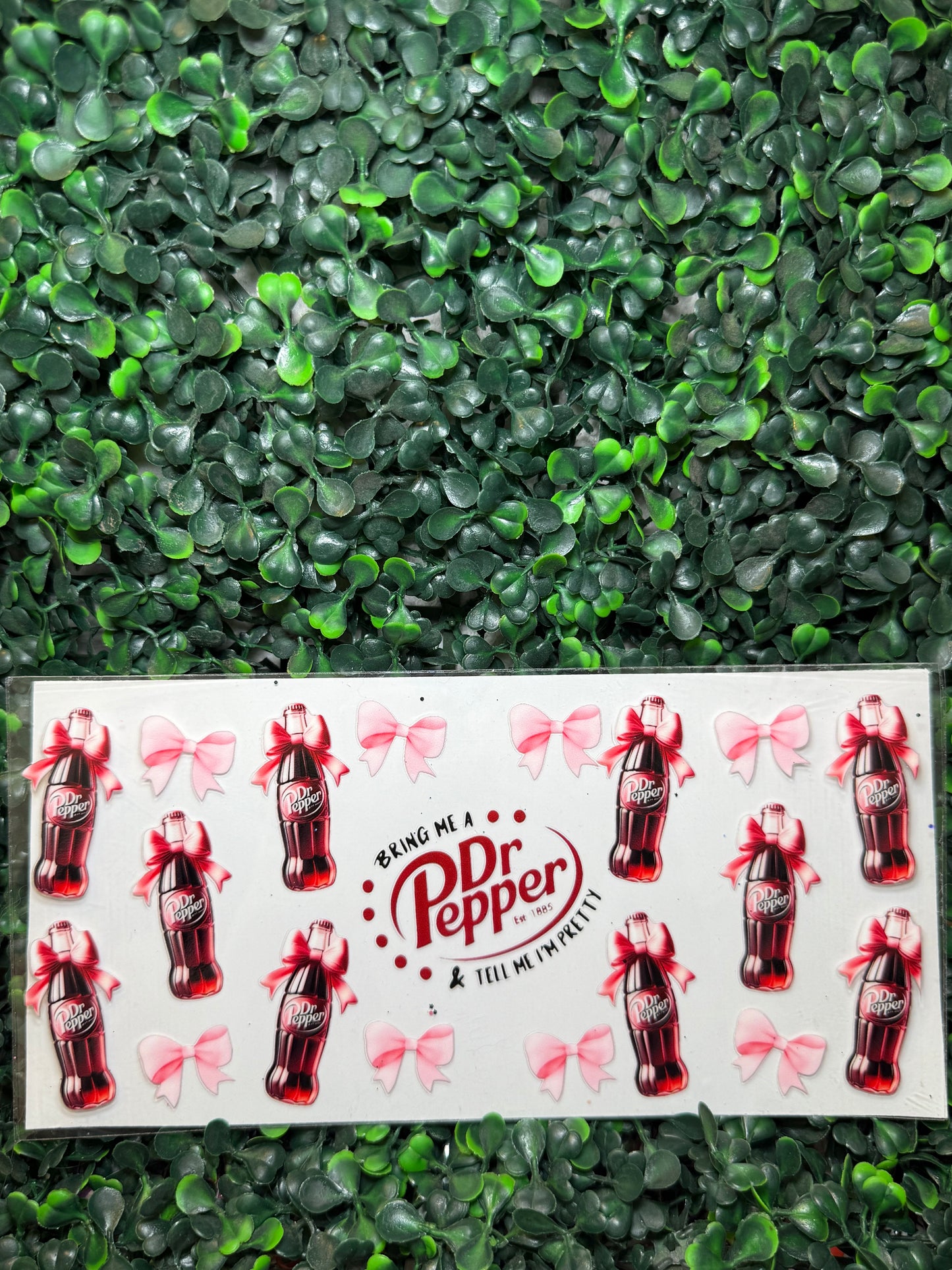 Dr Pepper bow coquette wrap 2