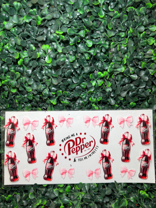 Dr Pepper bow coquette wrap 2