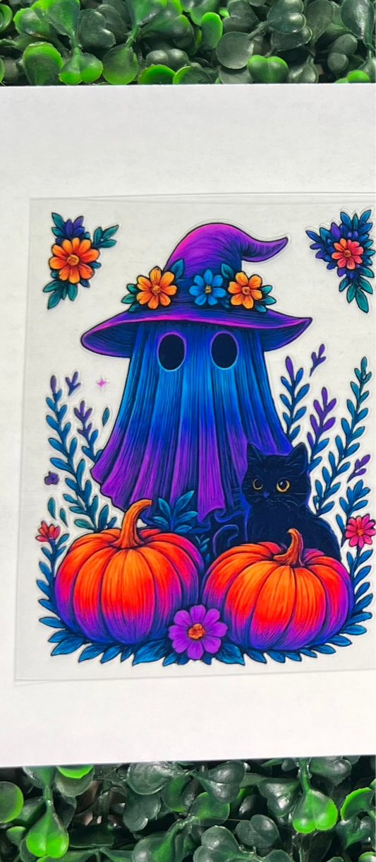 Starry night ghosts decal