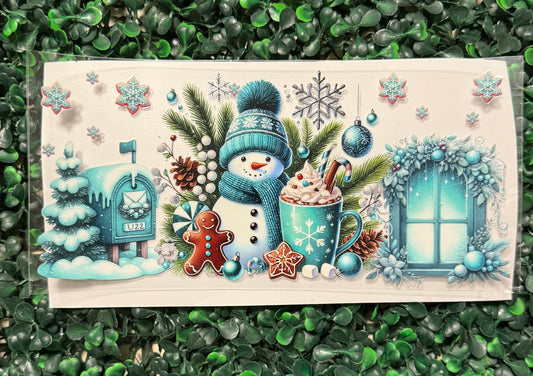 Snowman blue