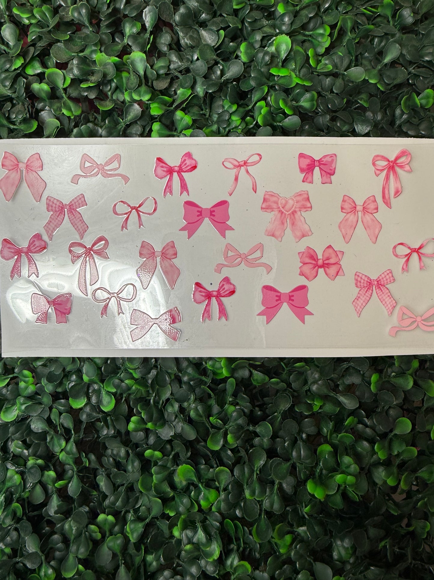 Pink coquette bows wrap