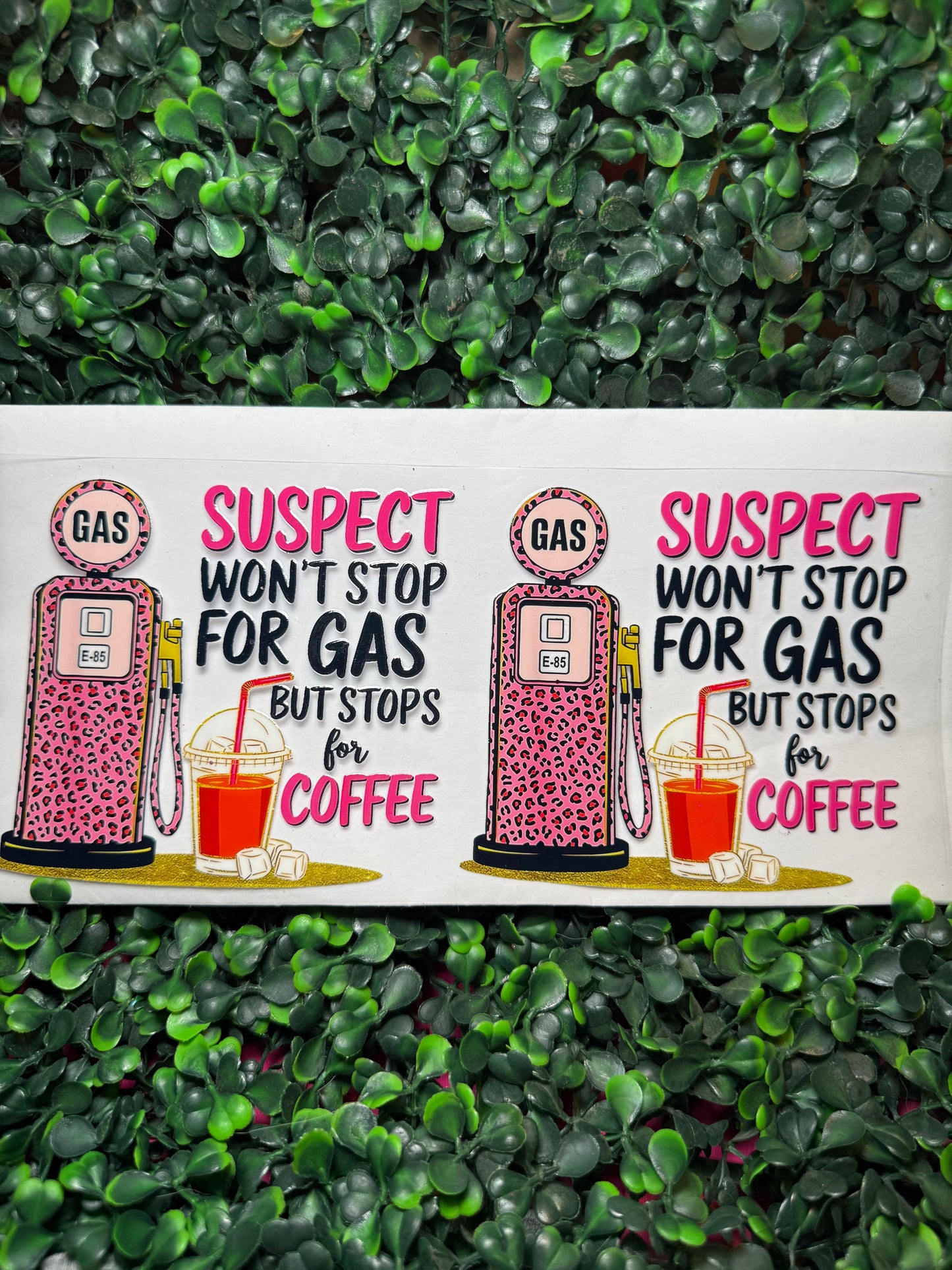 Suspect iced coffee Decal