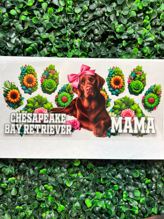 Brown labrador mama wrap