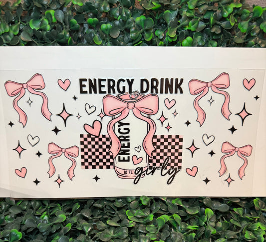 Energy drink coquette wrap