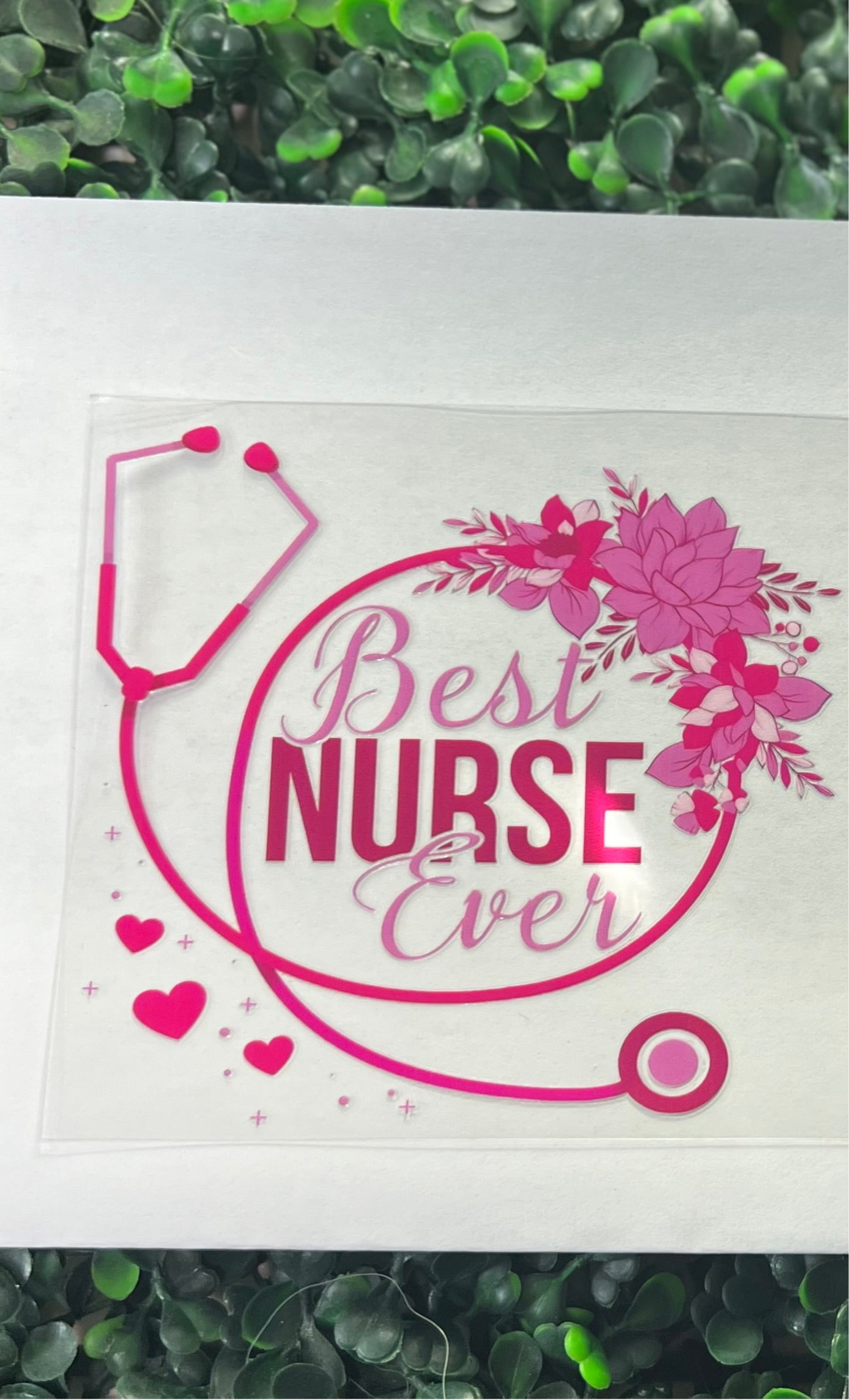 Best nurse ever decal
