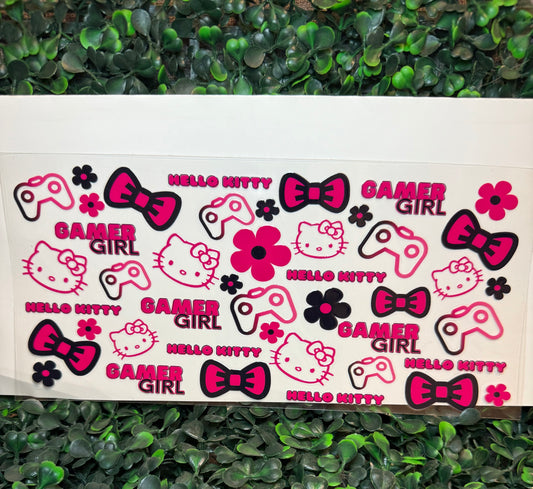 Gamer girl Hello Kitty Wrap