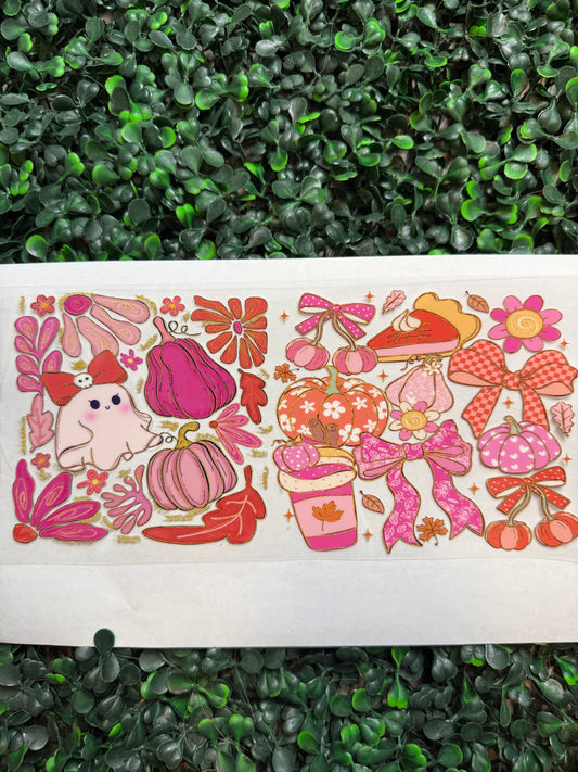 Thanksgiving bows pumpkin ghost wrap