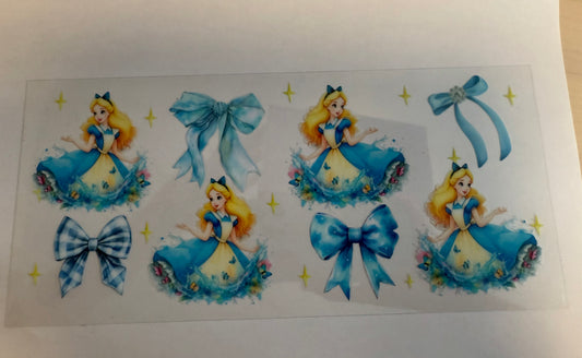 Alice blue bow princess