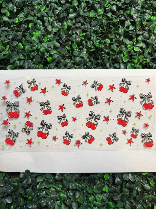 Stars cherry checker wrap